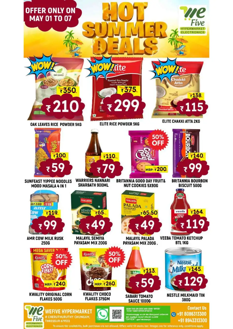 WeFive Thrissur | Hot Summer Deals | May 01-07 page 3